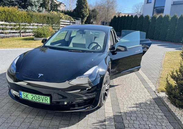Tesla Model 3 cena 169000 przebieg: 62889, rok produkcji 2022 z Katowice małe 79